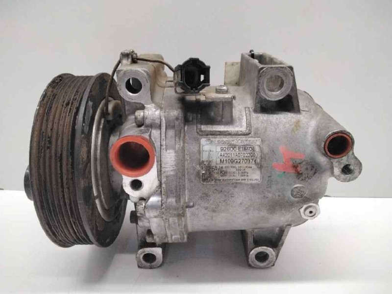 Recambio de compresor aire acondicionado para nissan navara pick-up (d40m) double cab le 4x4 referencia OEM IAM M109G270374 9260