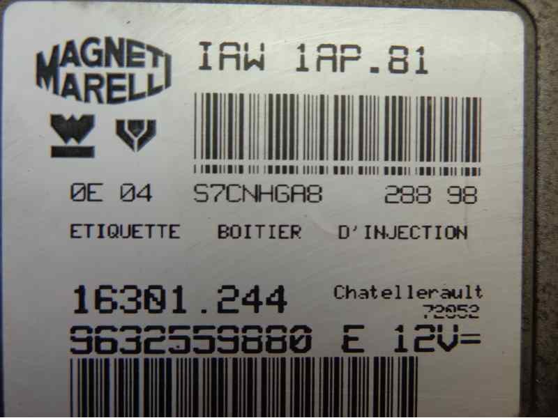 Recambio de centralita motor uce para peugeot 206 berlina xt referencia OEM IAM 9632559880 IAW1AP.81 16301.244