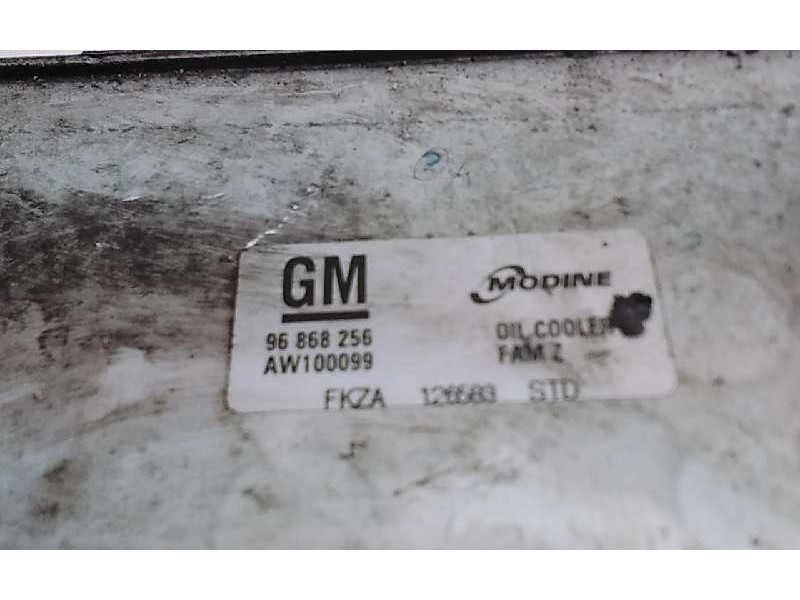Recambio de enfriador aceite motor para chevrolet cruze ls referencia OEM IAM 96868256  