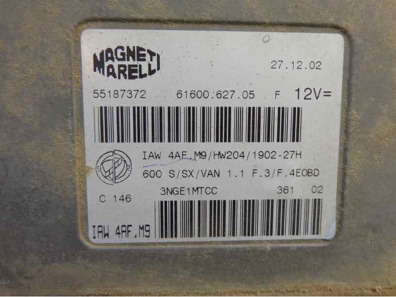 Recambio de centralita motor uce para fiat seicento (187) brush plus referencia OEM IAM 0046555916 144 