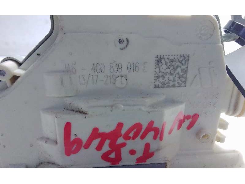 Recambio de cerradura puerta trasera derecha para audi q7 (4m) 3.0 tdi quattro referencia OEM IAM 4G0839016E  