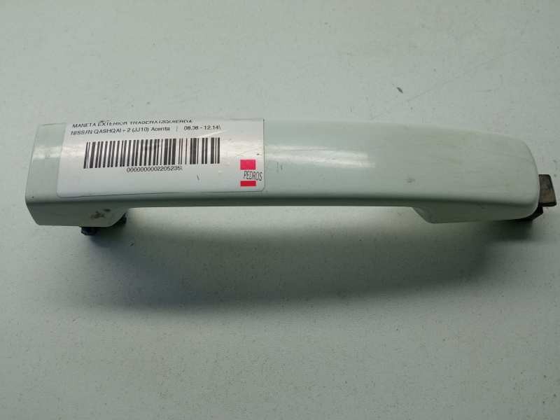 Recambio de maneta exterior trasera izquierda para nissan qashqai+2 (jj10) acenta referencia OEM IAM   