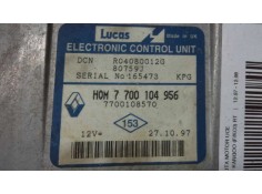 Recambio de centralita motor uce para renault kangoo (f/kc0) rt referencia OEM IAM 7700104956 211  2