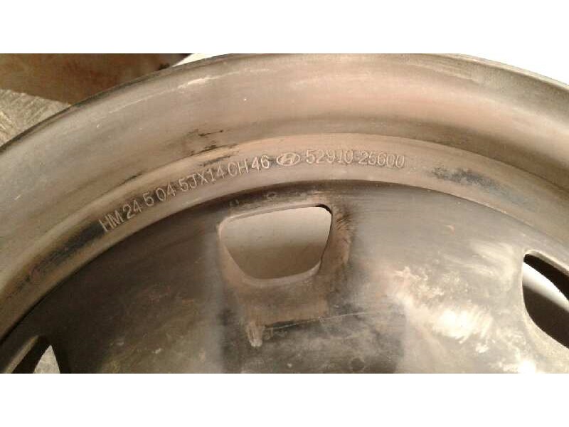 Recambio de llanta hierro para hyundai accent (lc) gls referencia OEM IAM 144TORNILLOS  