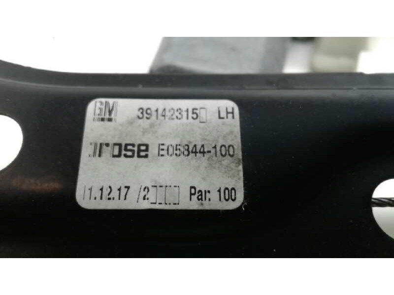 Recambio de elevalunas delantero izquierdo para opel astra k sports tourer excellence referencia OEM IAM 39142315  