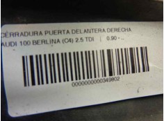Recambio de cerradura puerta delantera derecha para audi 100 berlina (c4) 2.5 tdi referencia OEM IAM    2