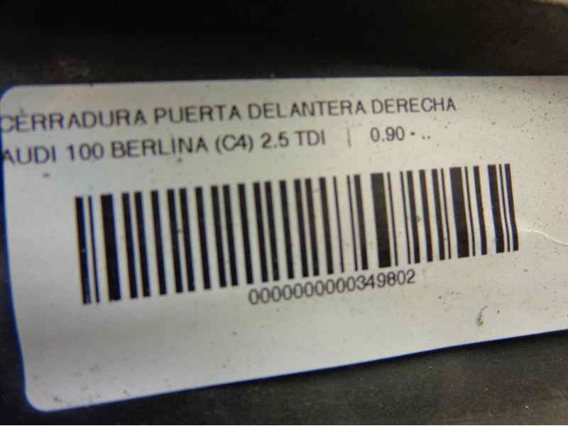 Recambio de cerradura puerta delantera derecha para audi 100 berlina (c4) 2.5 tdi referencia OEM IAM   