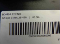 Recambio de bomba freno para iveco stralis 450 referencia OEM IAM  ELECTRICA  2