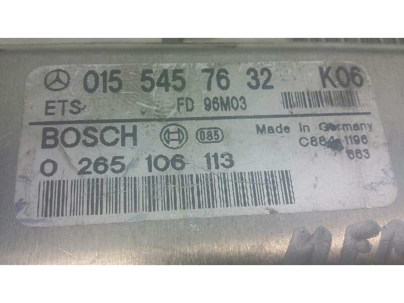 Recambio de centralita motor uce para mercedes clase e (w210) berlina referencia OEM IAM 0155457632 0265106113 