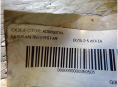 Recambio de colector admision para nissan interstar (x70) 2.5 dci diesel cat referencia OEM IAM    2