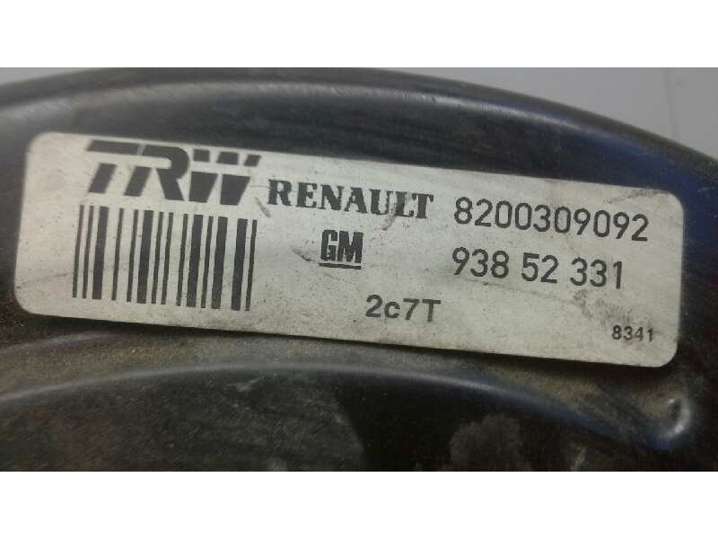 Recambio de servofreno para nissan primastar (x..) kombi l2h1 2.9t (6 sitze) referencia OEM IAM 8200309092  