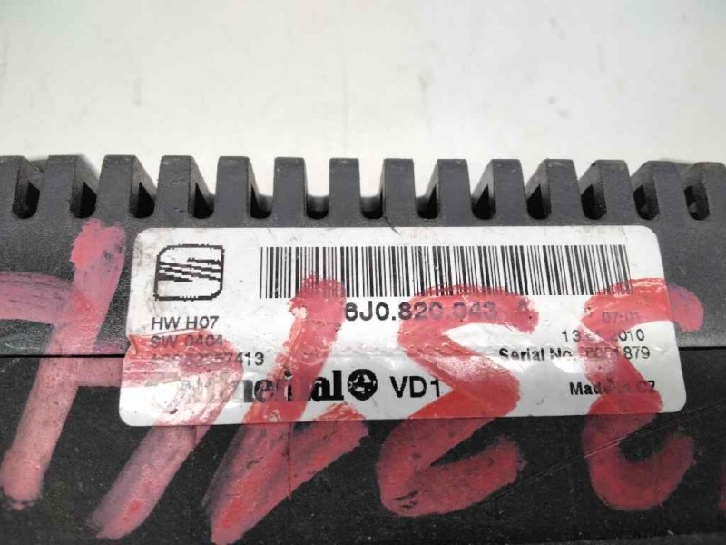 Recambio de mando climatizador para seat ibiza (6j5) stylance / style referencia OEM IAM 6J0820043  