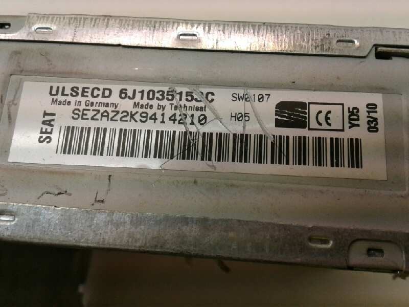 Recambio de sistema audio / radio cd para seat ibiza (6j5) stylance / style referencia OEM IAM 6J1035153C  