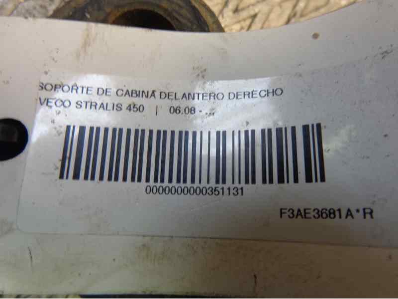 Recambio de soporte de cabina delantero derecho para iveco stralis 450 referencia OEM IAM   