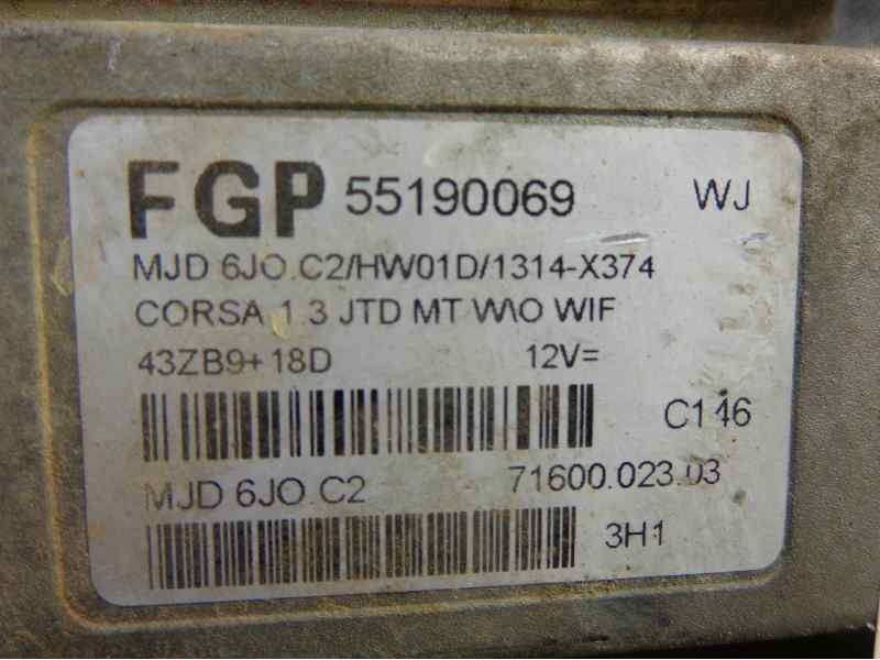 Recambio de centralita motor uce para opel corsa c 1.3 16v cdti cat (z 13 dt / ln9) referencia OEM IAM  148 