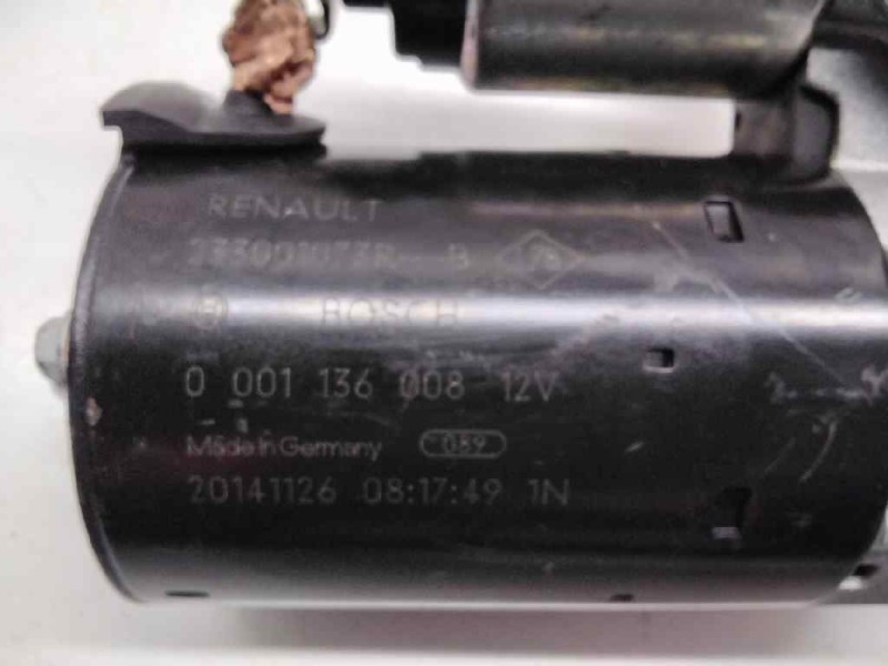 Recambio de motor arranque para nissan qashqai (j10) 1.5 dci turbodiesel cat referencia OEM IAM 0001136008 233001073RB 