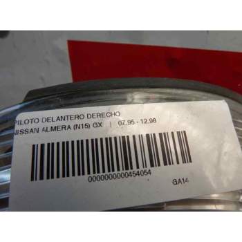 Recambio de piloto delantero derecho para nissan almera (n15) gx referencia OEM IAM   