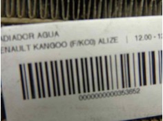 Recambio de radiador agua para renault kangoo (f/kc0) 1.9 dti diesel referencia OEM IAM    2