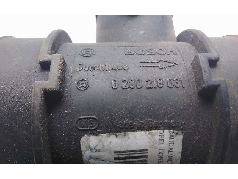 Recambio de caudalimetro para opel corsa c club referencia OEM IAM 0280218031  