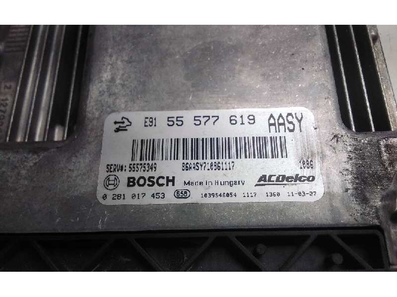 Recambio de centralita motor uce para opel insignia berlina edition referencia OEM IAM 55577619  