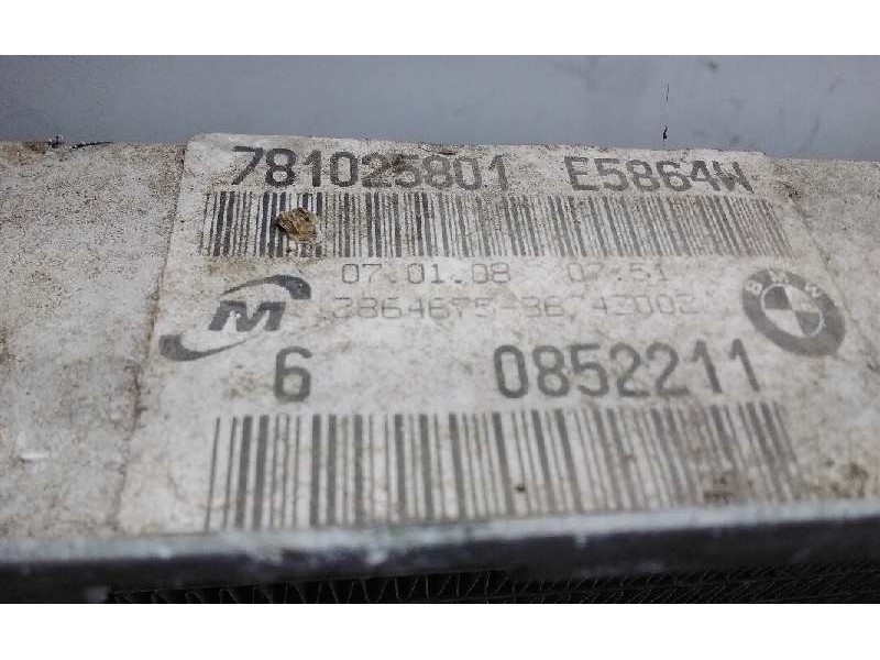 Recambio de radiador agua para bmw serie 1 berlina (e81/e87) 118d referencia OEM IAM 781025801  