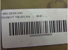 Recambio de faro derecho para peugeot 106 (s1) kid referencia OEM IAM 6205C2   2