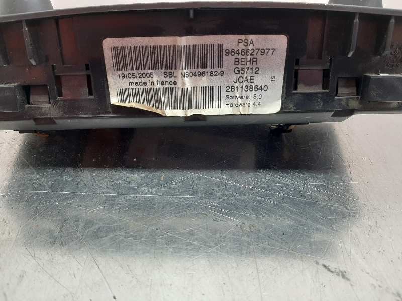 Recambio de mando climatizador para peugeot 307 (s1) xs referencia OEM IAM 9646627977  