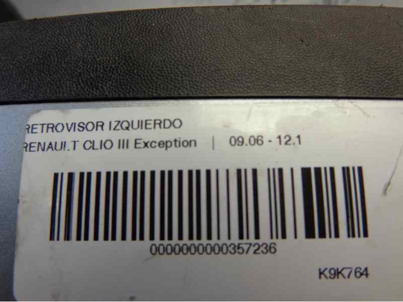 Recambio de retrovisor izquierdo para renault clio iii 1.5 dci diesel referencia OEM IAM   