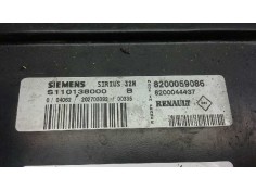 Recambio de centralita motor uce para renault clio ii fase i (b/cbo) 1.2 alize referencia OEM IAM 8200059086 269  2