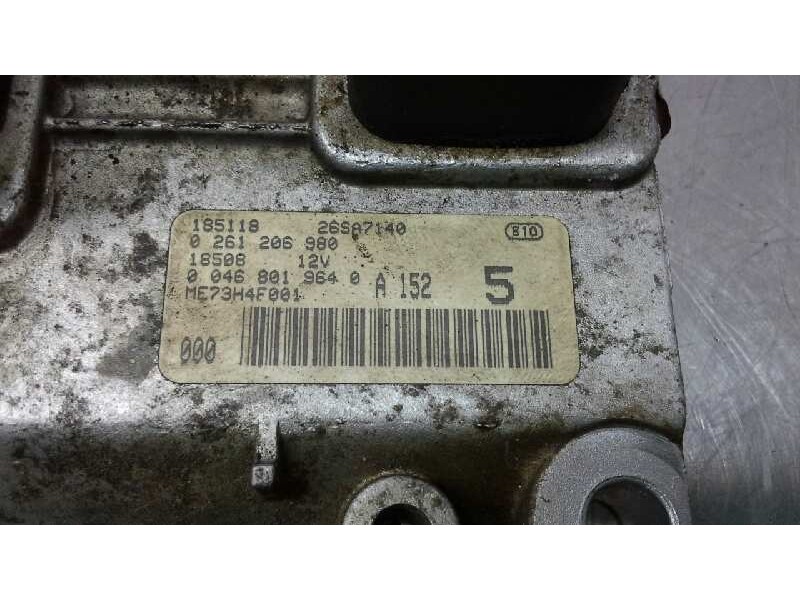 Recambio de centralita motor uce para fiat punto berlina (188) 1.2 16v elx referencia OEM IAM 0261206980 361 