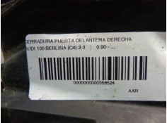 Recambio de cerradura puerta delantera derecha para audi 100 berlina (c4) 2.3 referencia OEM IAM    2