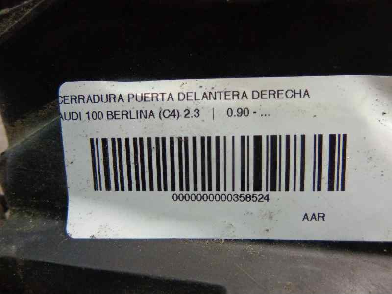 Recambio de cerradura puerta delantera derecha para audi 100 berlina (c4) 2.3 referencia OEM IAM   