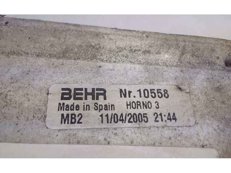 Recambio de intercooler para peugeot 206 berlina xsi referencia OEM IAM 9648402780  