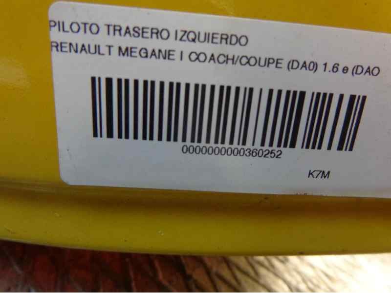 Recambio de piloto trasero izquierdo para renault megane i coach/coupe (da0) 1.6 e (daof) referencia OEM IAM 7701040608  