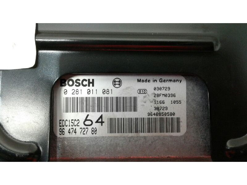 Recambio de centralita motor uce para peugeot 307 break / sw (s1) break xs referencia OEM IAM 9646850580  