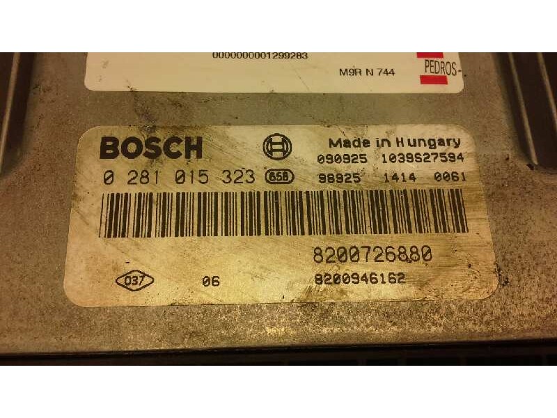 Recambio de centralita motor uce para renault laguna iii expression tomtom referencia OEM IAM 0281015323 202 