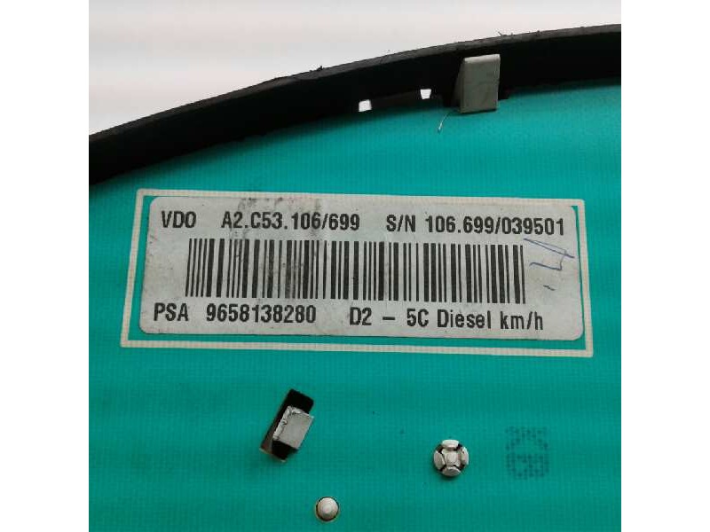 Recambio de cuadro instrumentos para peugeot 407 referencia OEM IAM 9658138280  