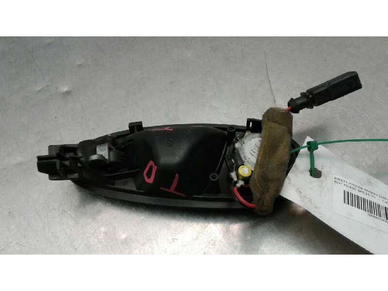 Recambio de maneta interior trasera derecha para seat toledo (5p2) exclusive referencia OEM IAM 5P0839114CFKZ  