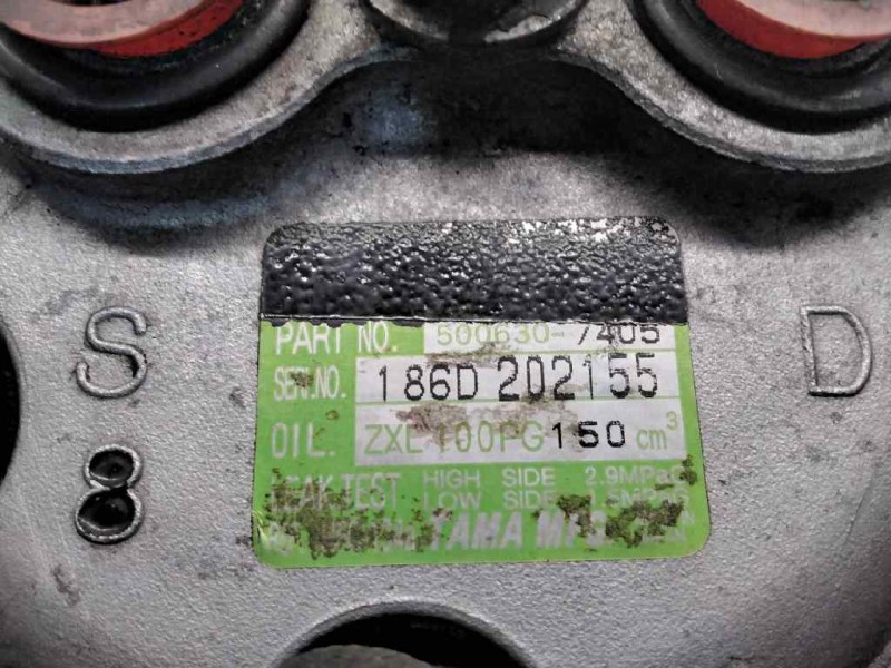 Recambio de compresor aire acondicionado para man fe 410 a referencia OEM IAM 186D202155  