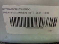 Recambio de retrovisor izquierdo para suzuki liana rh (er) 1.6 referencia OEM IAM 8470254G01ZJ3   2