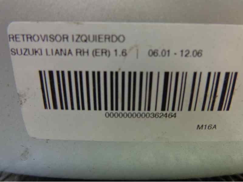 Recambio de retrovisor izquierdo para suzuki liana rh (er) 1.6 referencia OEM IAM 8470254G01ZJ3  