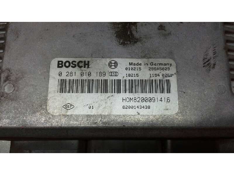 Recambio de centralita motor uce para renault scenic rx4 (ja0) 1.9 dci diesel cat referencia OEM IAM 0281010189 291 