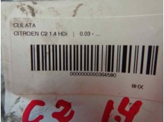 Recambio de culata para citroen c2 1.4 hdi referencia OEM IAM BC40610185   2