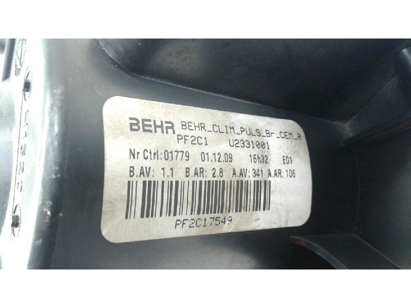 Recambio de motor calefaccion para citroen c4 berlina cool referencia OEM IAM PF2C17549  