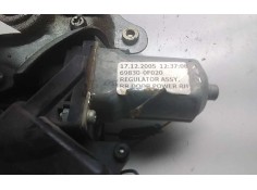 Recambio de elevalunas trasero derecho para toyota corolla verso (r1) 2.2 d-4d luna referencia OEM IAM 698300F010   2