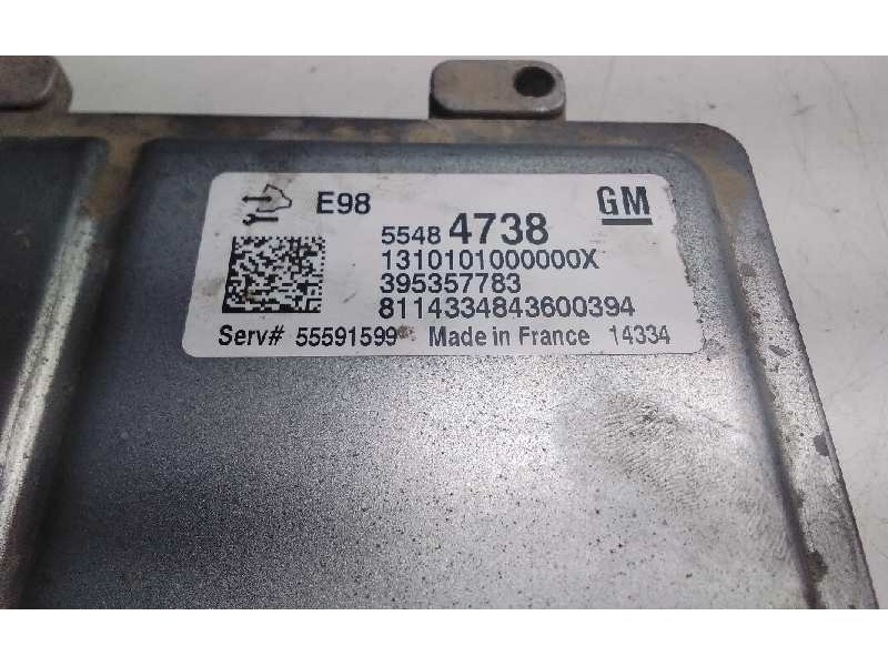 Recambio de centralita motor uce para opel meriva b excellence referencia OEM IAM 55484738  