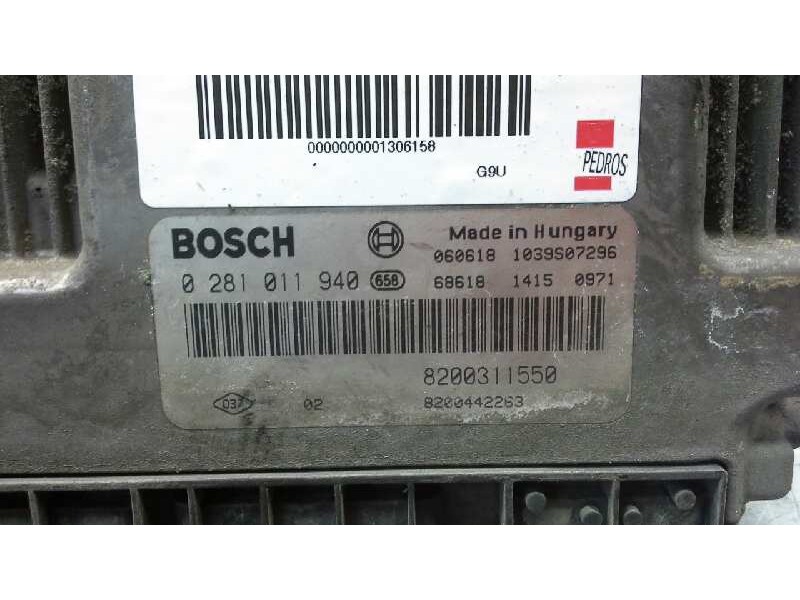Recambio de centralita motor uce para renault master ii phase 2 caja cerrada l1h2 caja cerrada, techo elevado, 3,3 to referencia