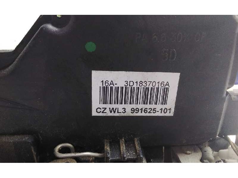 Recambio de cerradura puerta delantera derecha para volkswagen touareg (7la) tdi v10 referencia OEM IAM 3D1837016A  