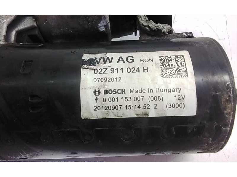 Recambio de motor arranque para volkswagen golf plus (521) advance referencia OEM IAM 02Z911024H  