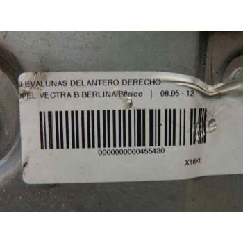 Recambio de elevalunas delantero derecho para opel vectra b berlina básico referencia OEM IAM   
